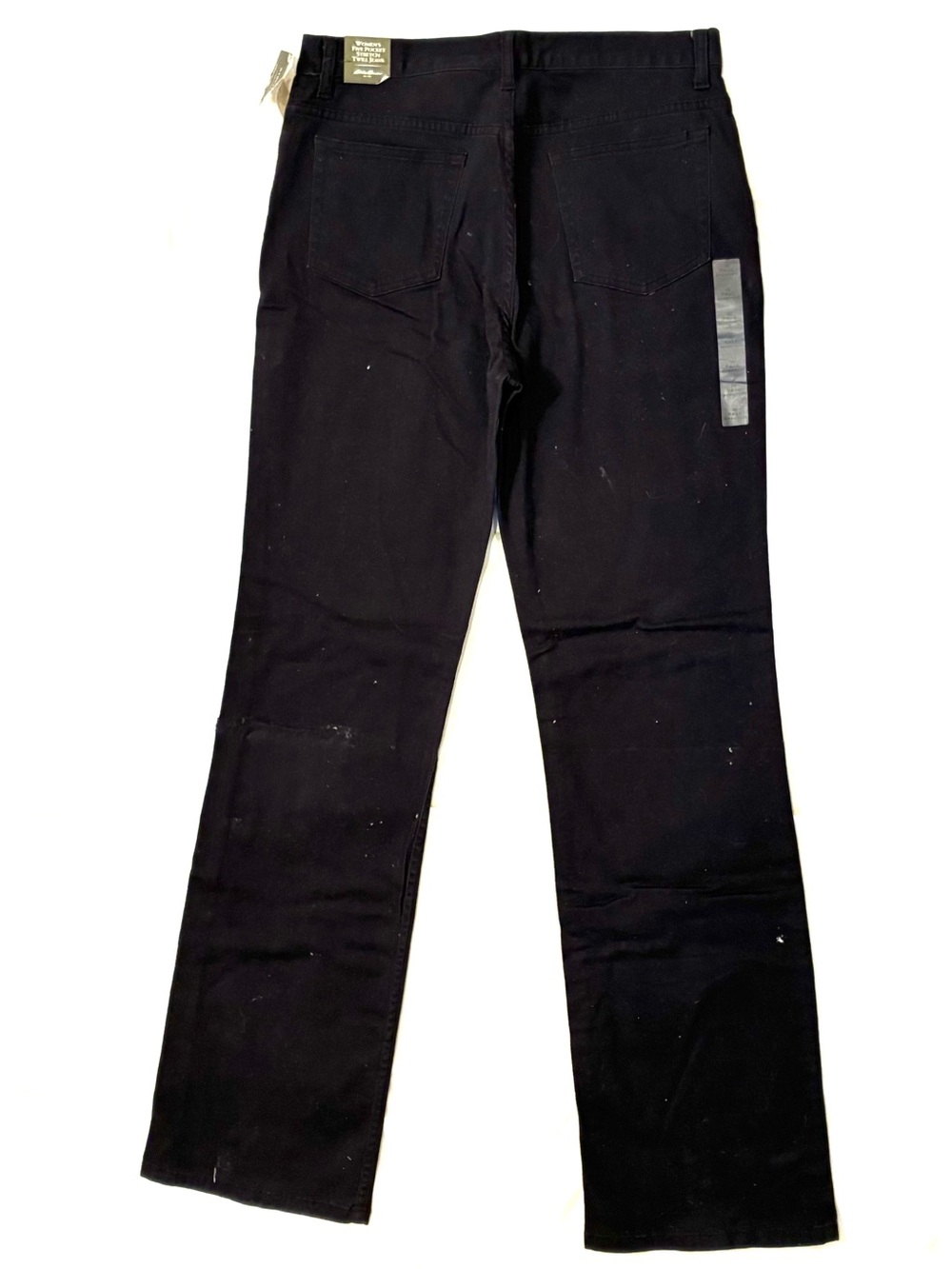 Eddie Bauer Women's Dark Navy Boot Cut Pants, Twill Stretch Tall